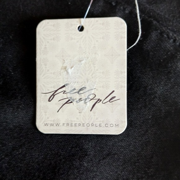 Free People Womens Jeans Sz 27 Black Venice Beach High Rise Flare Pull On NWT - Picture 8 of 15